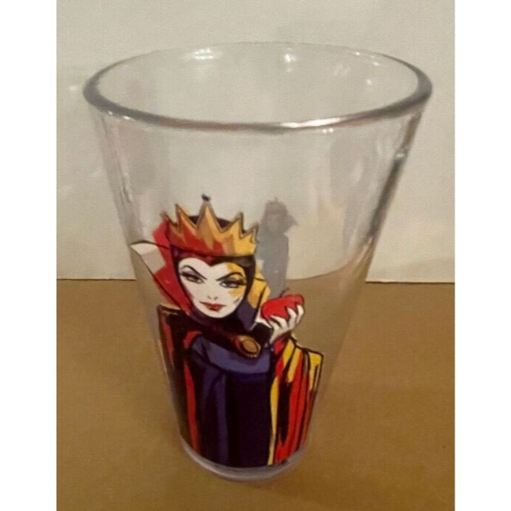 👑 Disney Villains Evil Queen 16 oz Pint Glass | Collectible 🖤